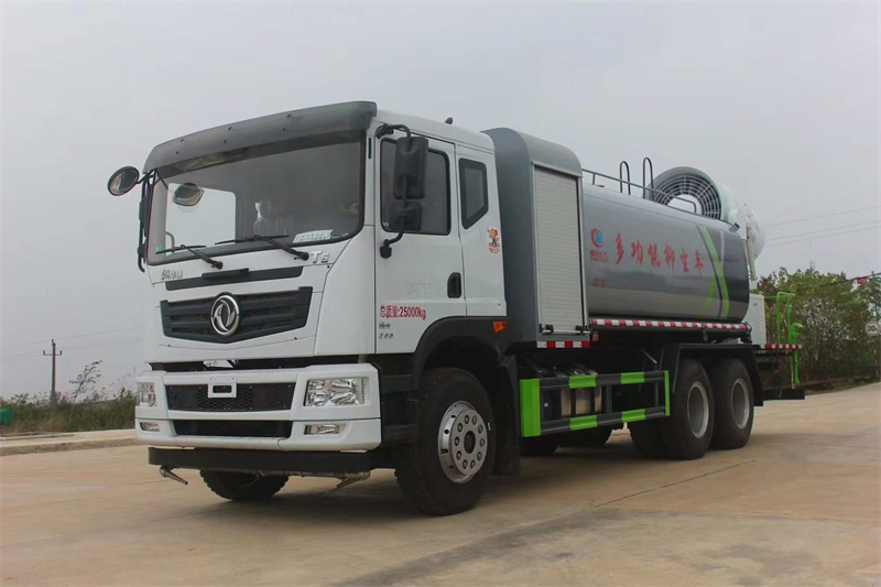 ?東風(fēng)T5后雙橋抑塵車(chē)配100米霧炮